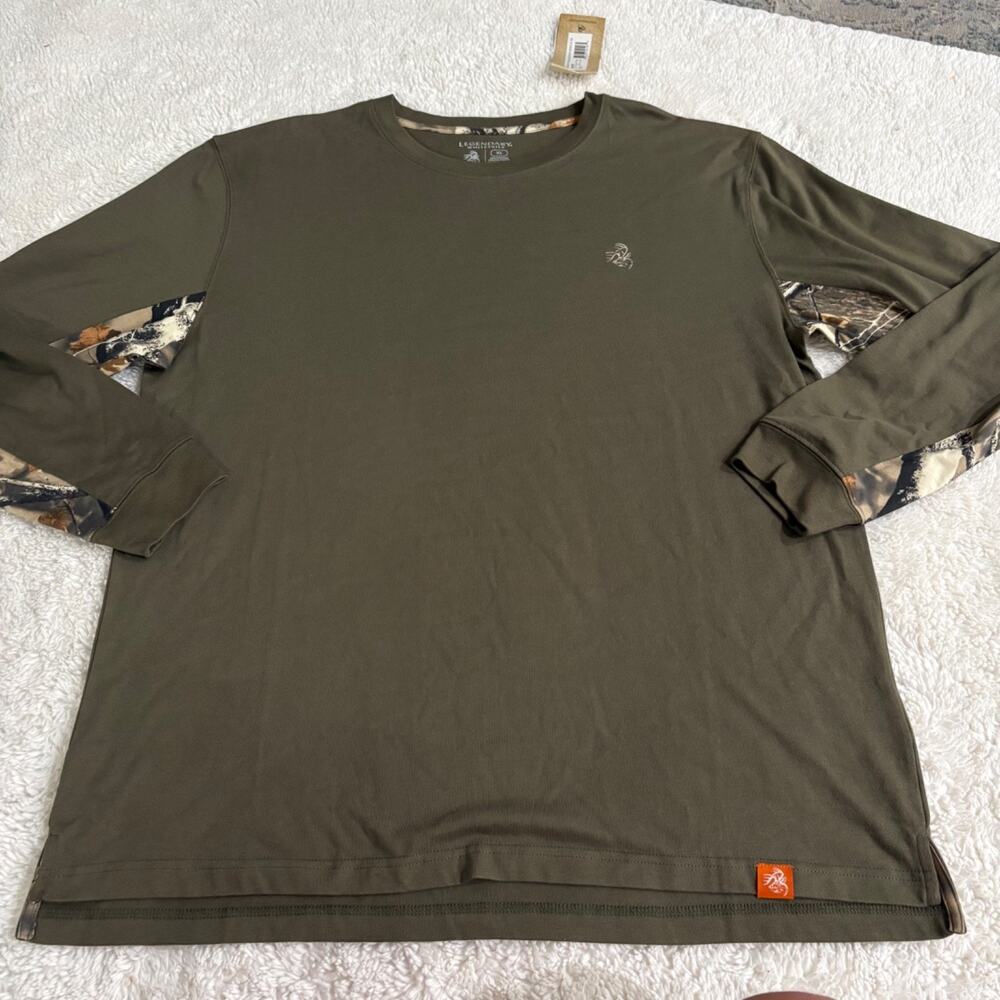 Legendary Whitetails Men's Long Sleeve Xl Camo Green Hunting Gorpcore Outdoors - Picture 2 of 7
